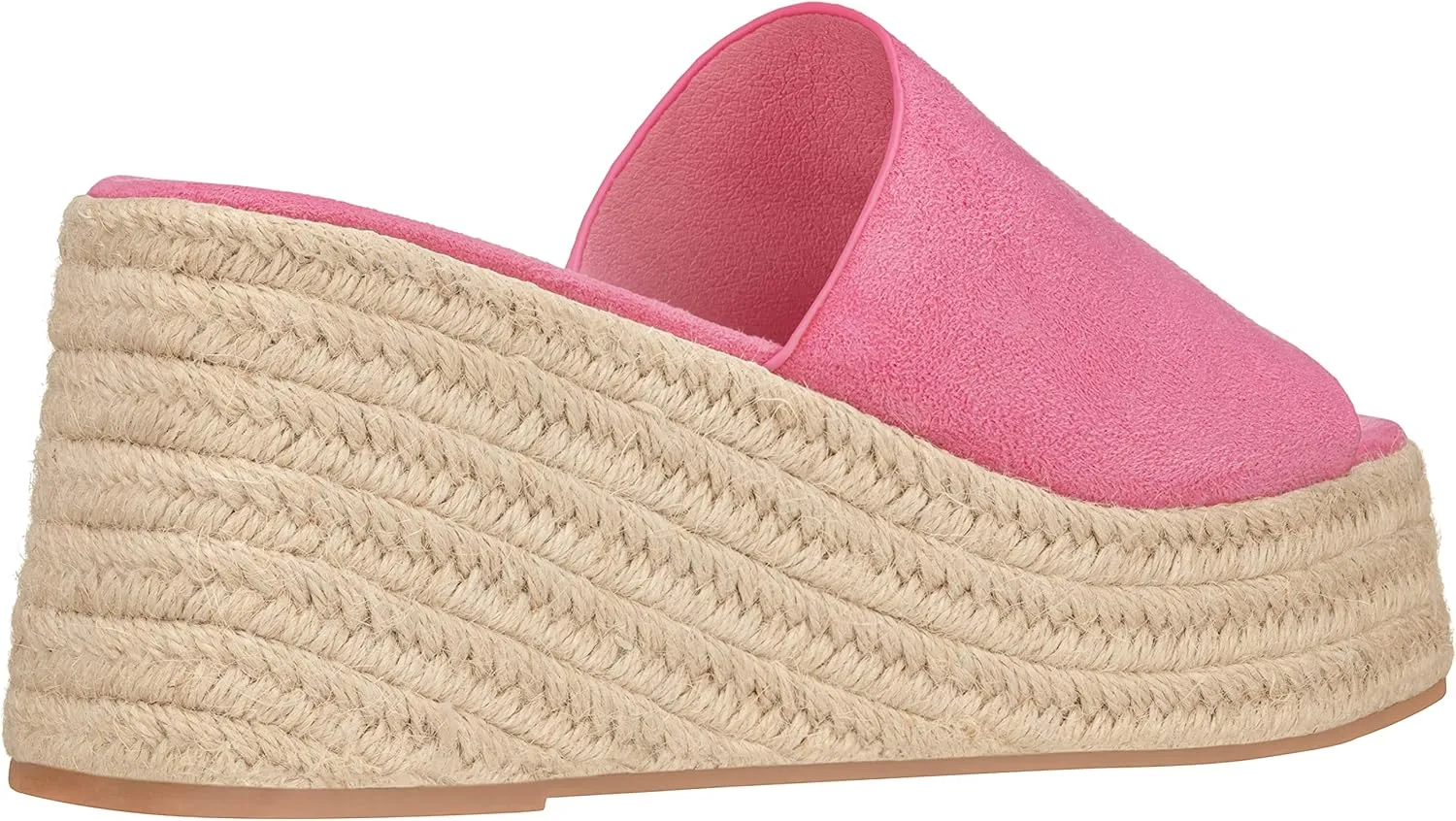 ILLUDE Women's Wedge Sandal Espadrille Platform Slip On Open Toe Wedge Heel Sandals