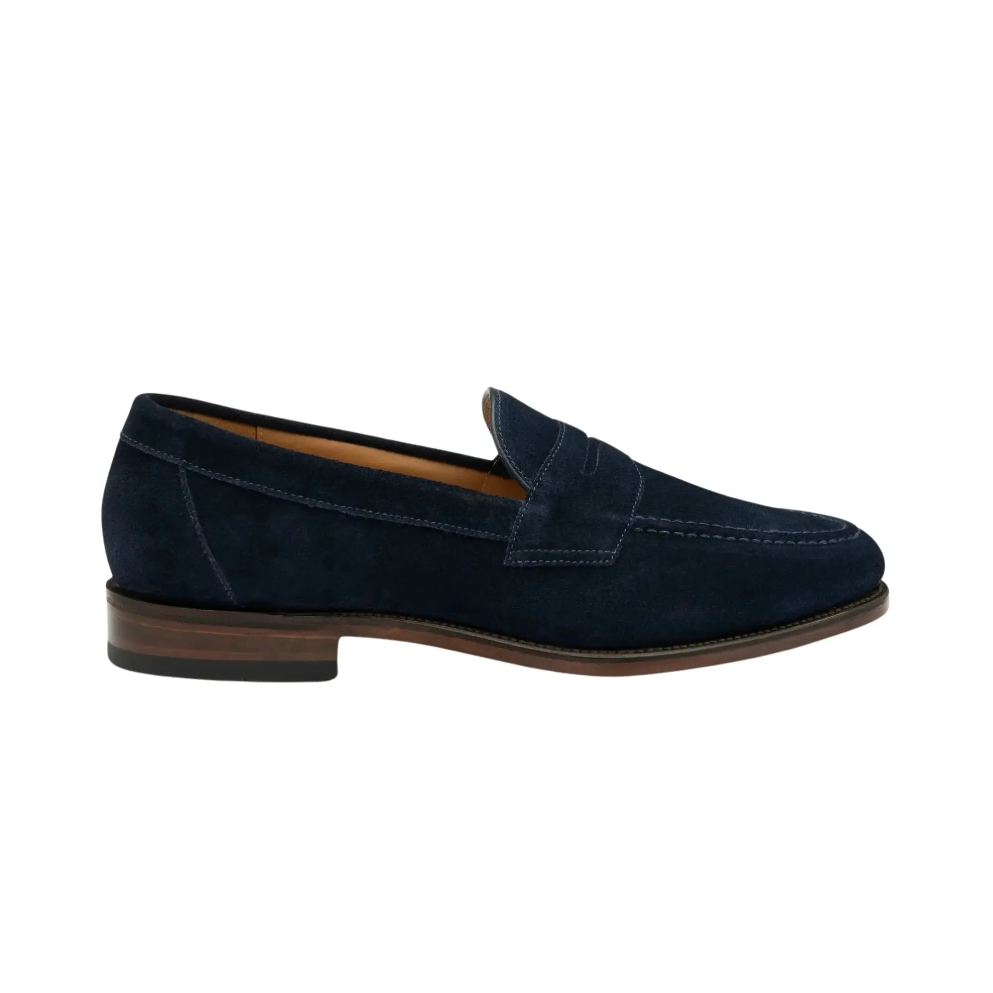 Imperial Suede Penny Loafer - Navy
