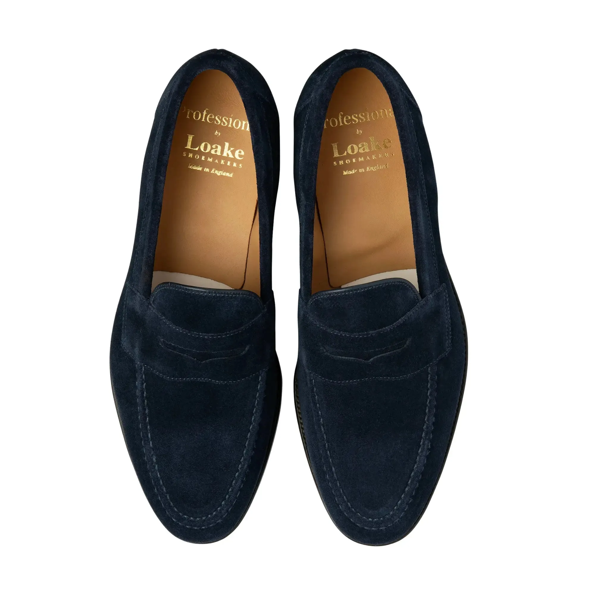 Imperial Suede Penny Loafer - Navy