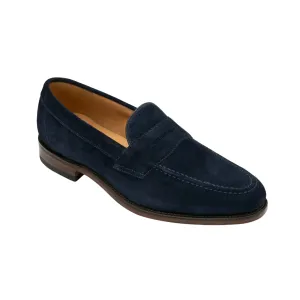 Imperial Suede Penny Loafer - Navy
