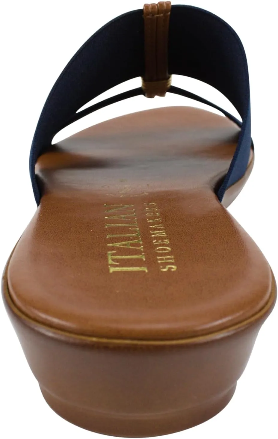 ITALIAN Shoemakers Women's Sofy Wedge Sandal, Comfort Casual Open Toe – Made in Italy, 1.5" Heel