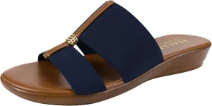 ITALIAN Shoemakers Women's Sofy Wedge Sandal, Comfort Casual Open Toe – Made in Italy, 1.5" Heel