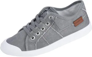 JENN ARDOR Women's Canvas Sneaker Slip-ons Loafers Shoes for Womens Fashion Casual Canvas Round Toe Soft Comfortable Walking Flats