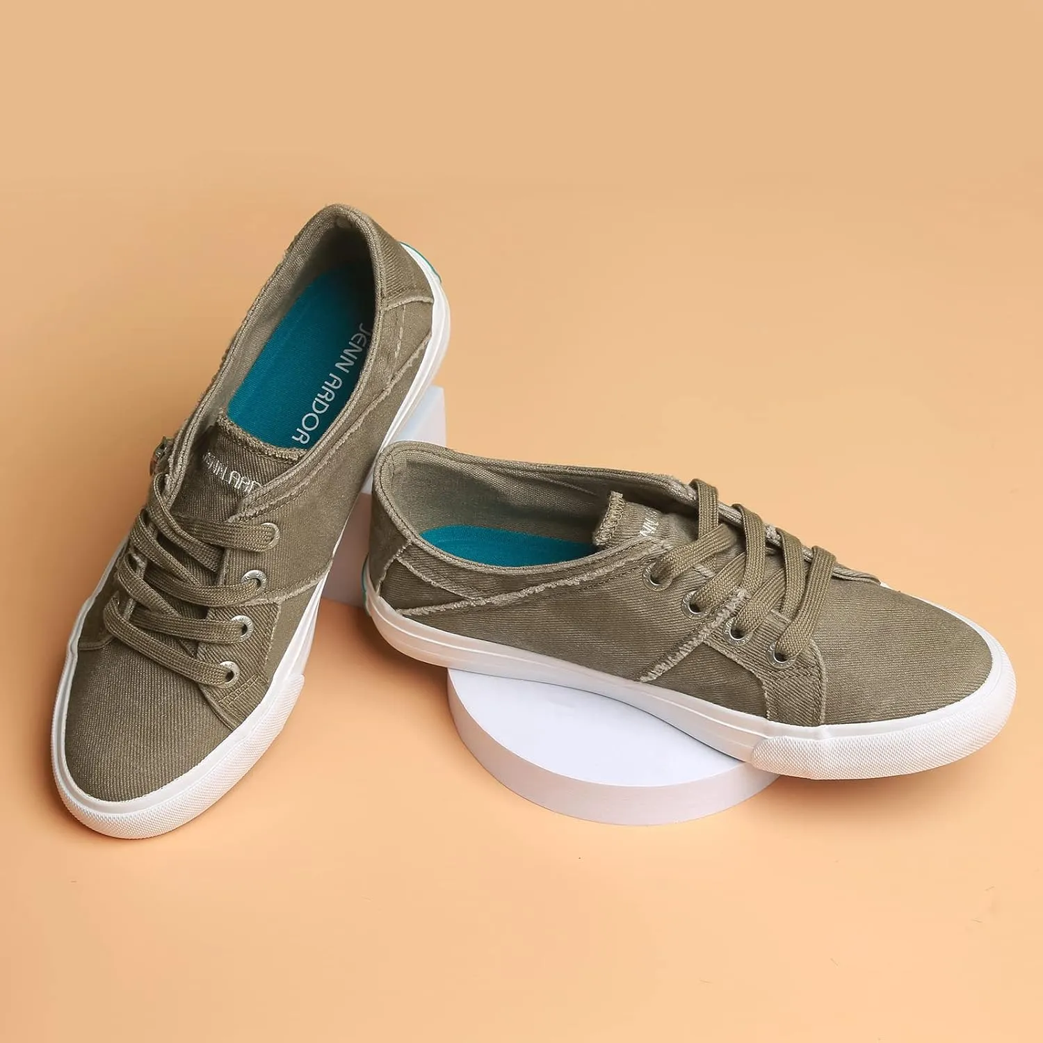 JENN ARDOR Women’s Fashion Sneakers Slip On Shoes Women Sneakers Canvas Shoes Womens Tennis Comfortable Walking Flats for Womens Casual Shoes