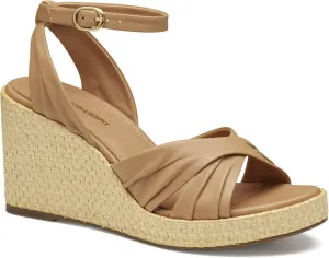 Johnston & Murphy Women’s Marcia Cross-Band Sandal, Platform Sandals, Wedge Heels for Women