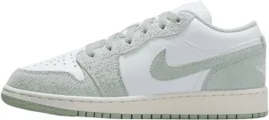 Jordan Big Kid's 1 Low SE White/Seafoam-Sail (FN9137 131) - 4