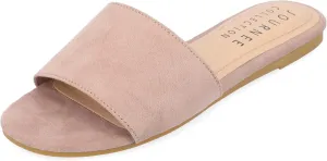 Journee Womens Kolinna Tru Comfort Foam Slip On Flat Sandals