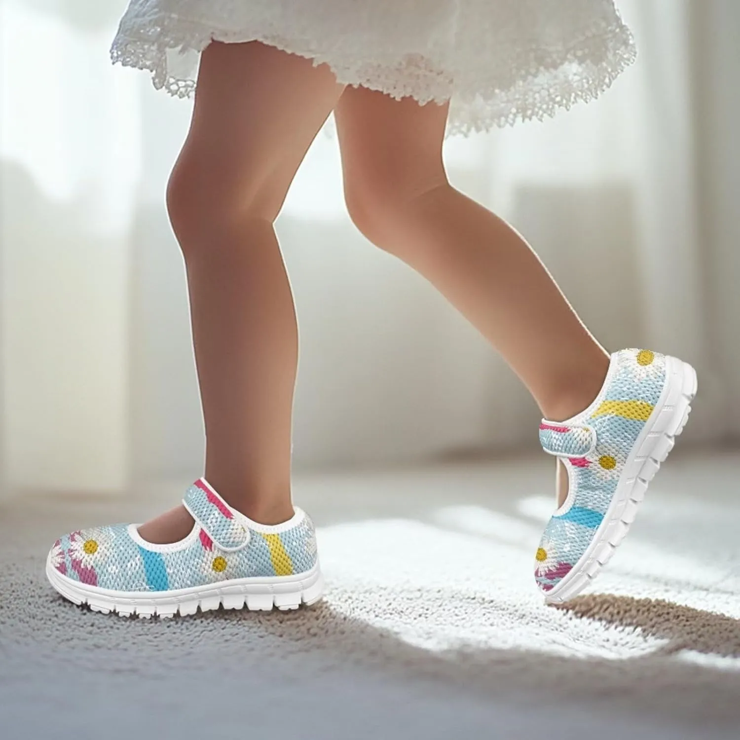 JoyLamoria Pink Pig Girls Cute Mary Jane Flats School Uniform Shoes Slip on Comfort Sneakers for Toddler/Little Kid/Big Kid