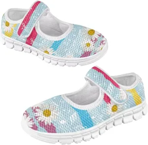 JoyLamoria Pink Pig Girls Cute Mary Jane Flats School Uniform Shoes Slip on Comfort Sneakers for Toddler/Little Kid/Big Kid