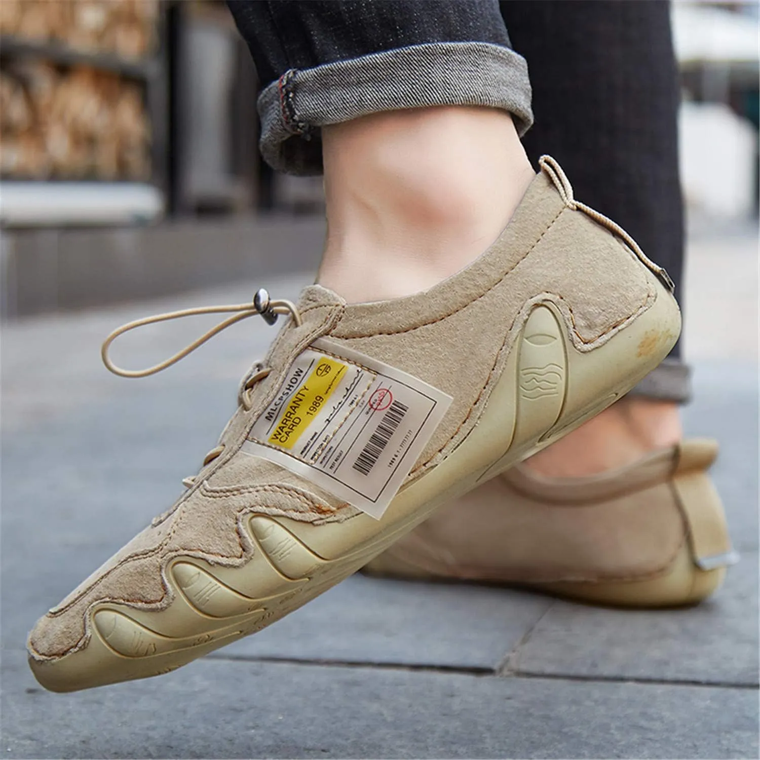 JOYVIP Men's Classics Suede Loafers Shoes Leisure Vintage Walking Driving Moc