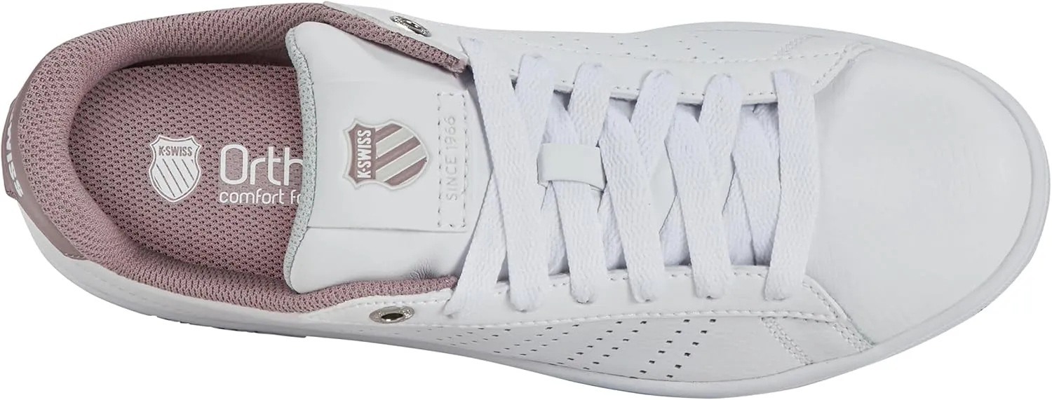 K-Swiss Women's Base Court Sneaker