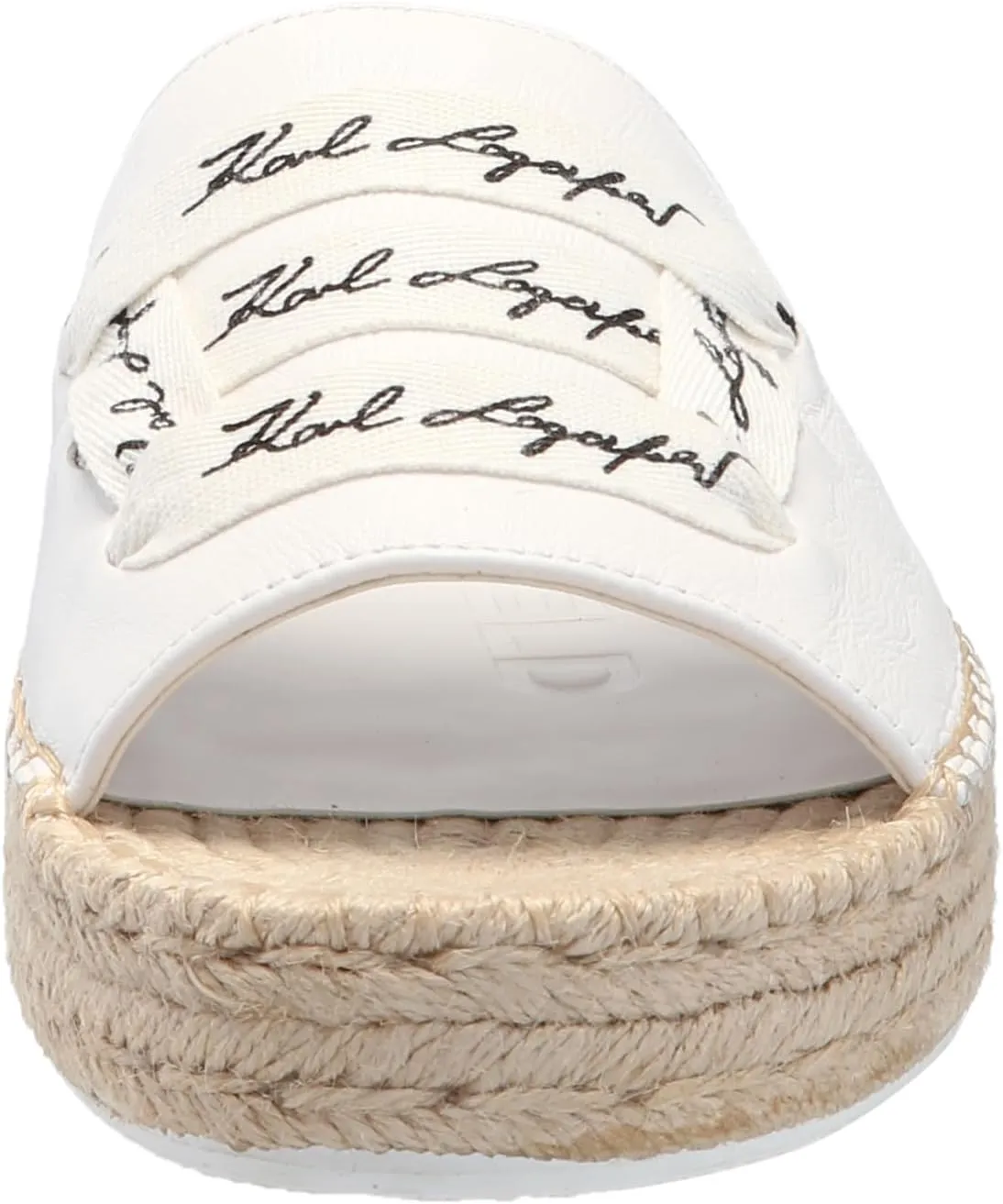 KARL LAGERFELD womens Cherie Slide Espadrille Sandal