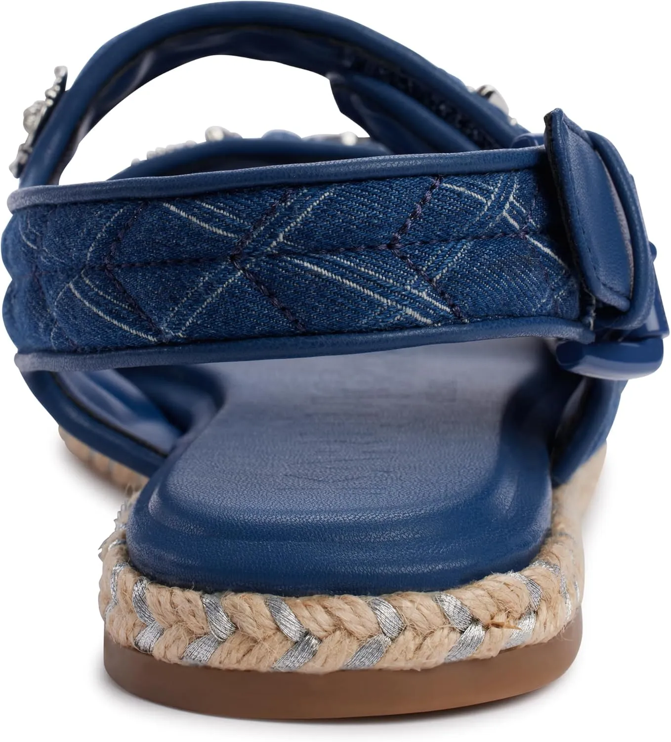 KARL LAGERFELD Women's Cushioned Insole Everyday Charlay-Ankle Strappy Sandal Flat
