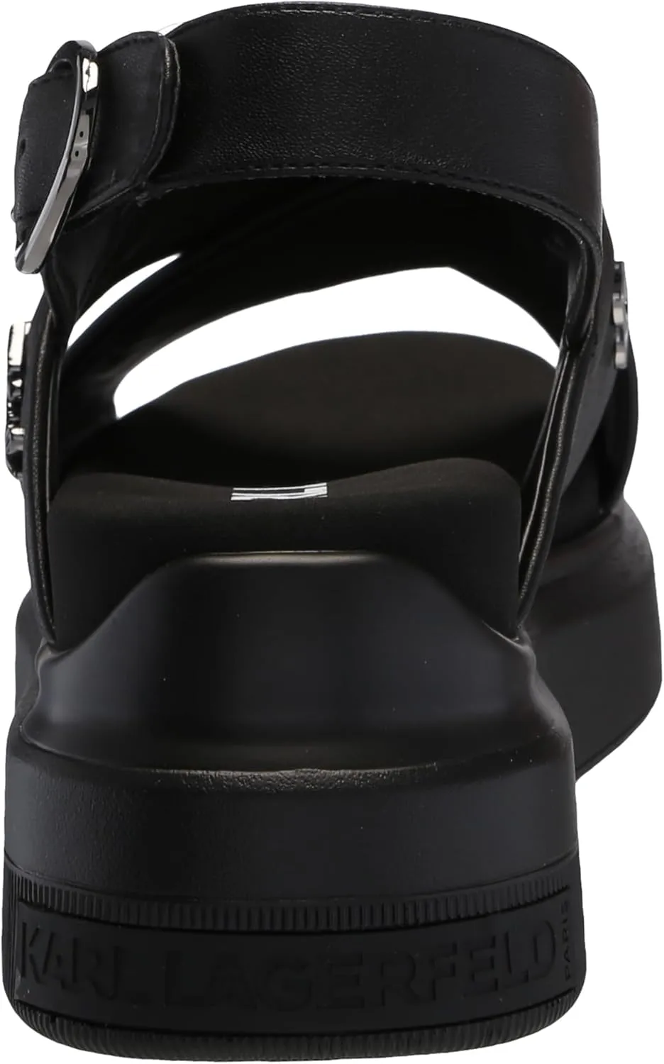 KARL LAGERFELD womens Tilda Criss Cross Platform Sandal