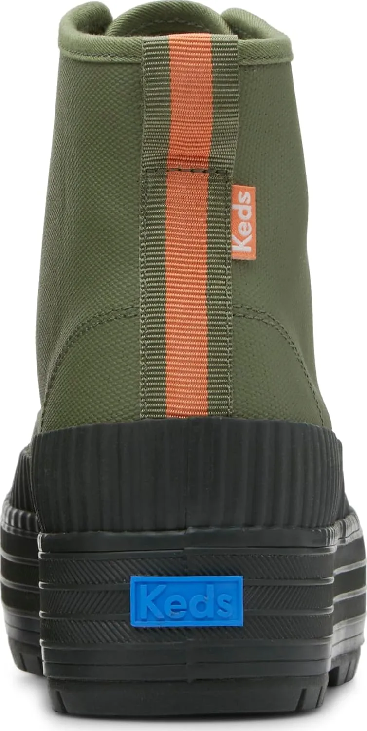 Keds Women's The Platform Mid Lug Weatherized Sneaker