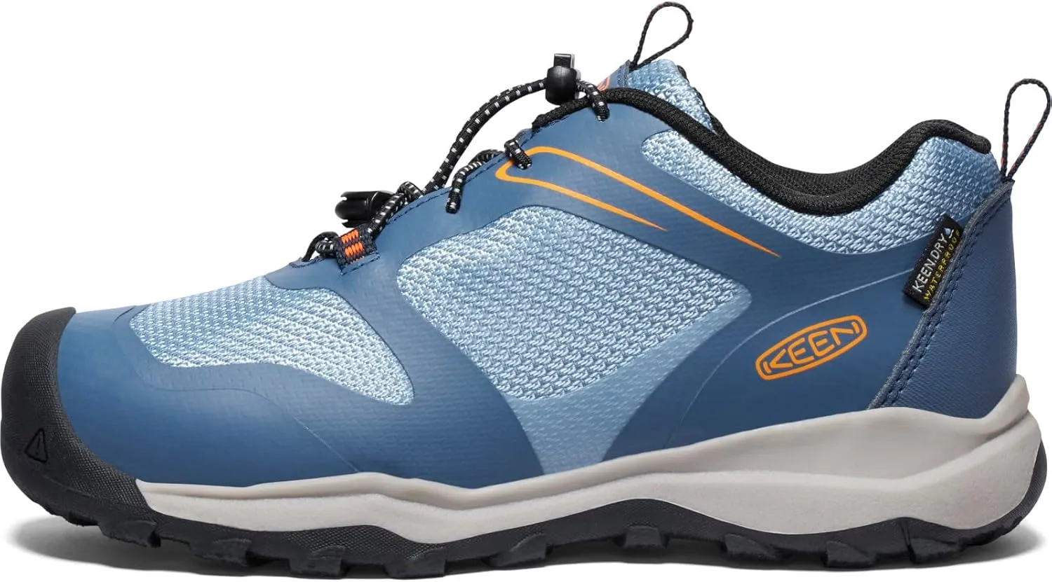 KEEN Kids' Wanduro Low Height Waterproof Easy On Durable Hiking Sneaker