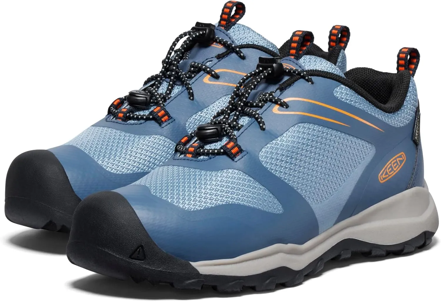 KEEN Kids' Wanduro Low Height Waterproof Easy On Durable Hiking Sneaker