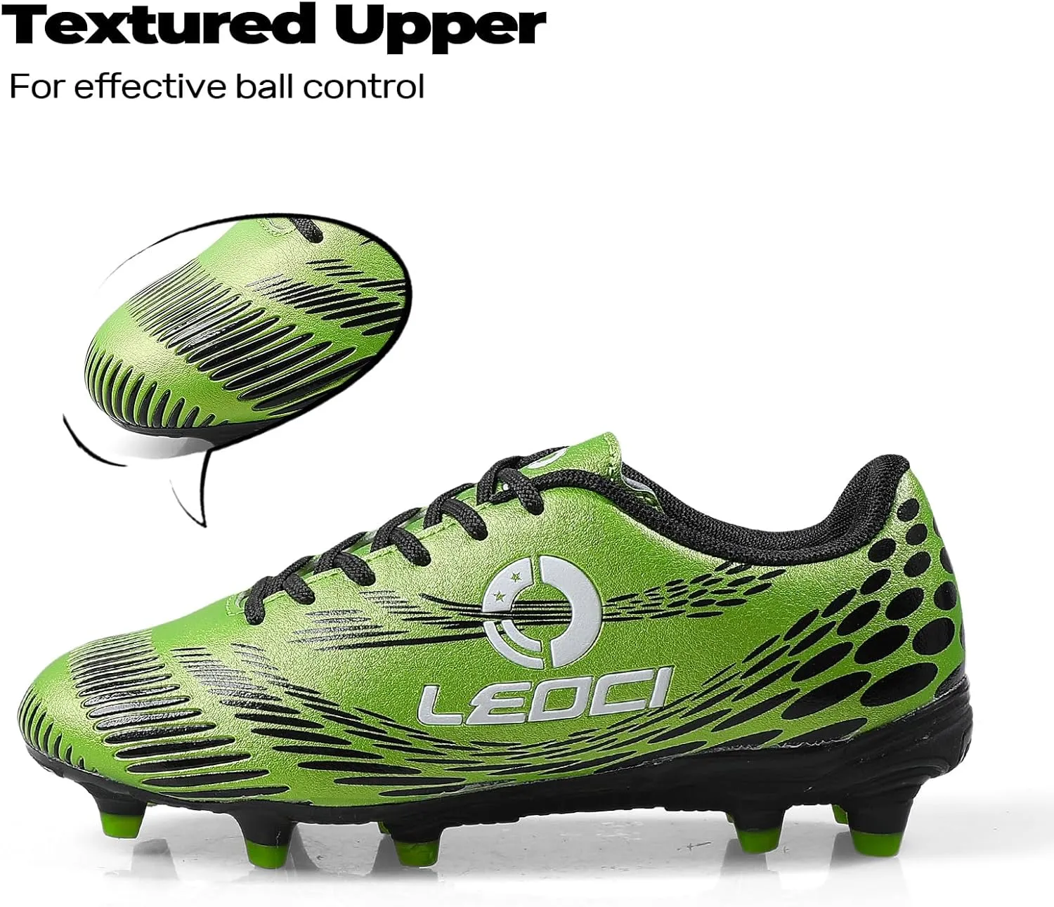 Kids Soccer Cleats for Boys and Girls Outdoor Football Shoes Rugby Boots Performance Durable Firm Grounds Sneaker