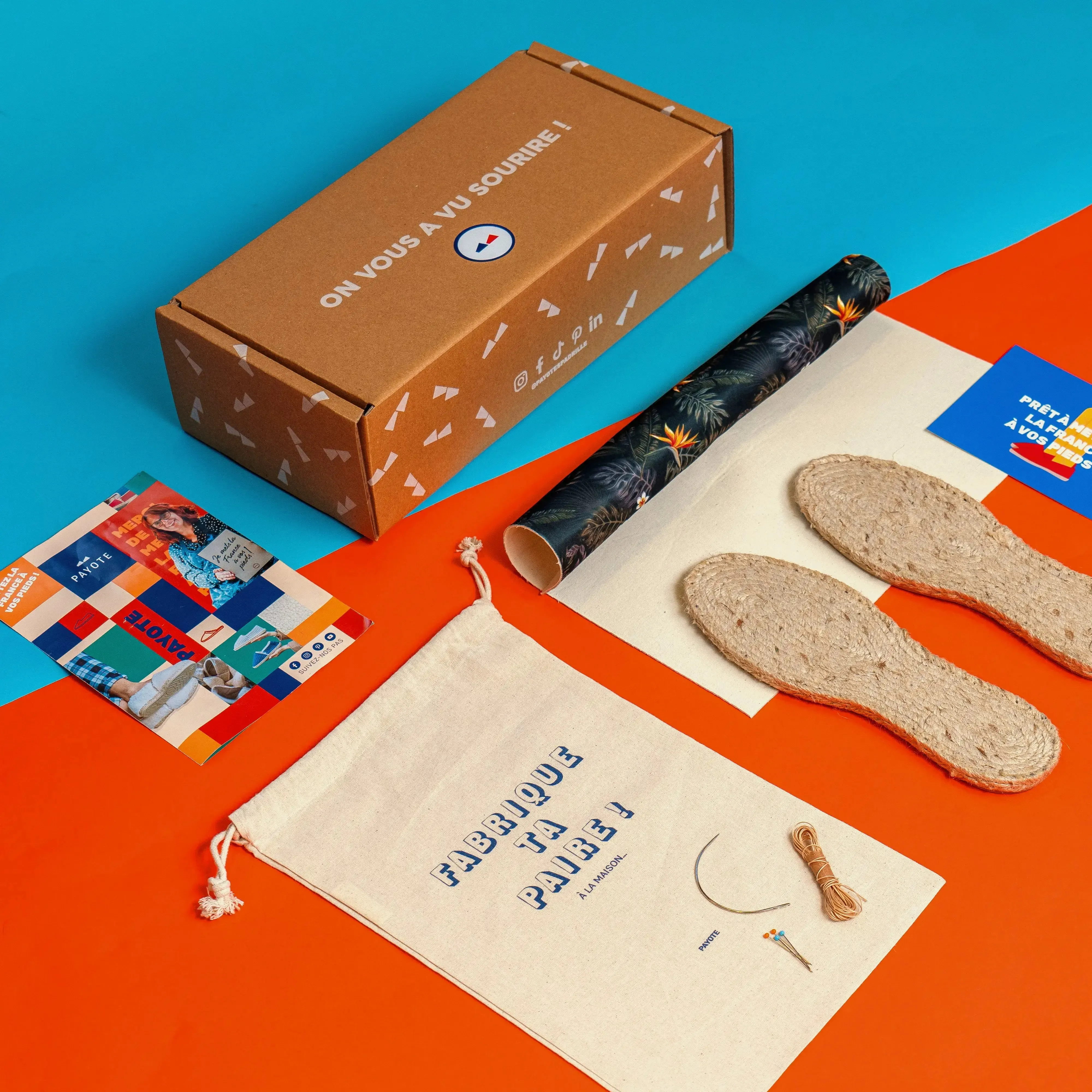 Kit Fabrique ton espadrille GASTON