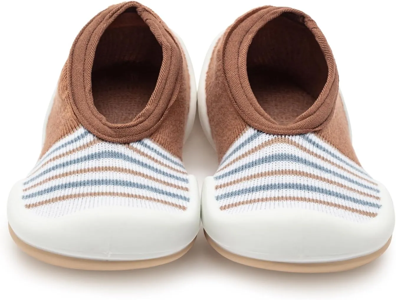 Komuello Flat Toddler Shoes, Breathable, Washable, Non-Slip, Secure Fit, Cotton Socks with Air Pocket Cushion for Indoor and Outdoor Use, Unisex Toddler Shoes for Girls
