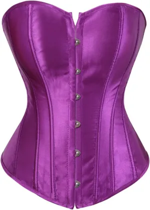 Kranchungel Corset Tops for Women: Plus Size Renaissance Corset - Lace up Bustier Overbust Halloween Costume - Photo Shoots