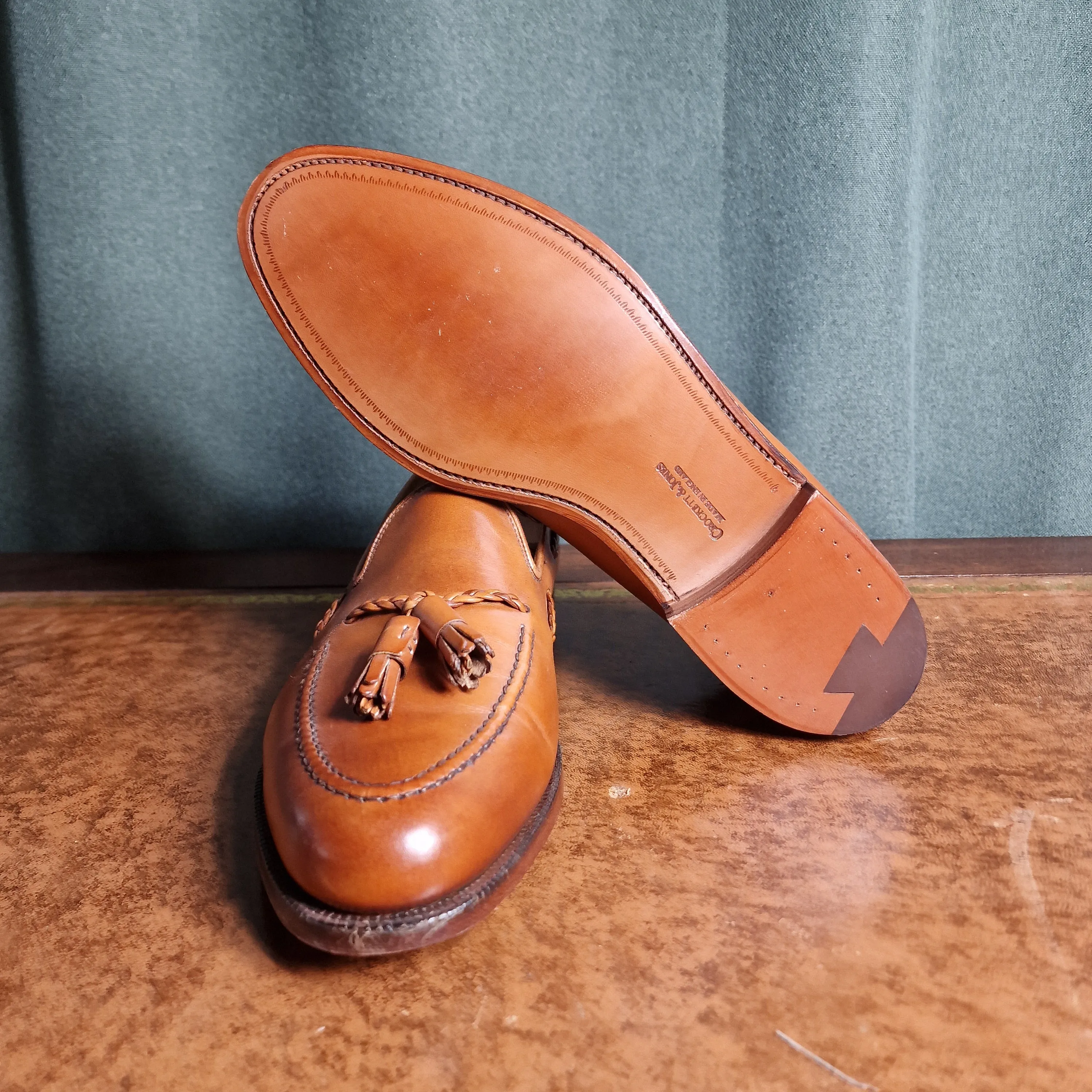 Langham II Tan Calf (9.5EX) Crockett & Jones