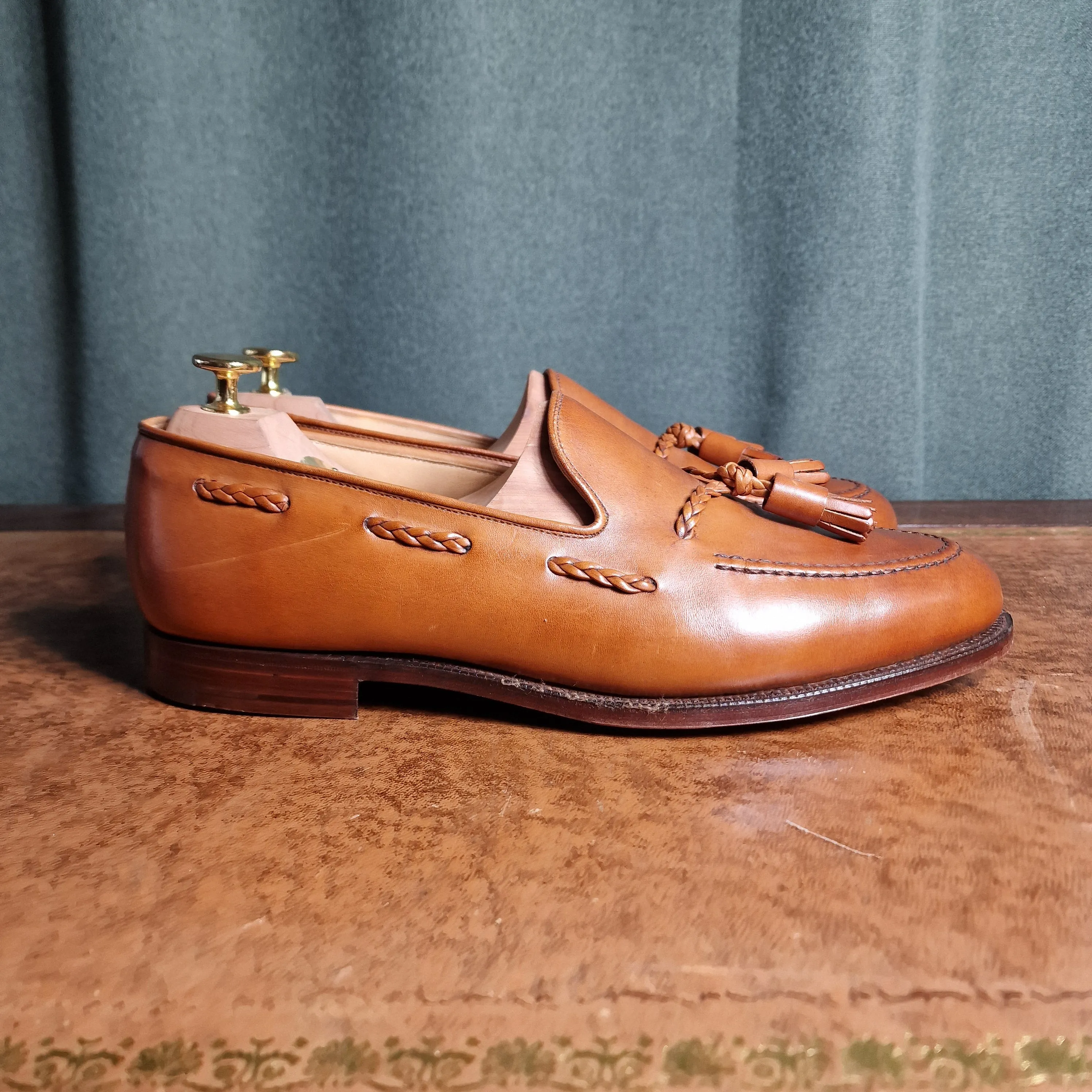 Langham II Tan Calf (9.5EX) Crockett & Jones
