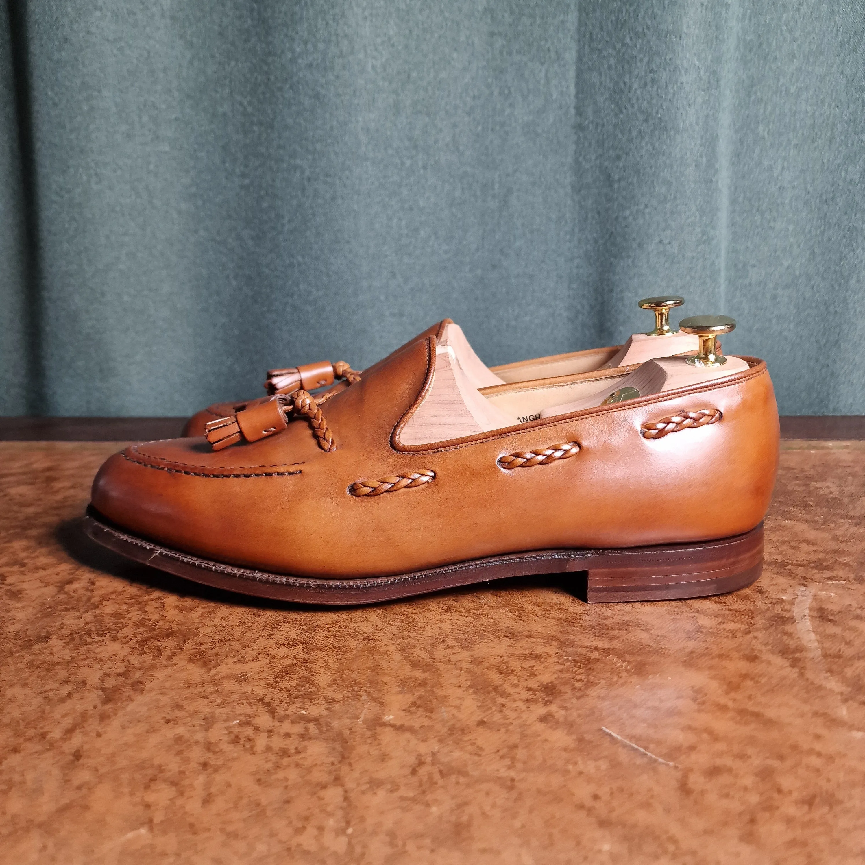 Langham II Tan Calf (9.5EX) Crockett & Jones