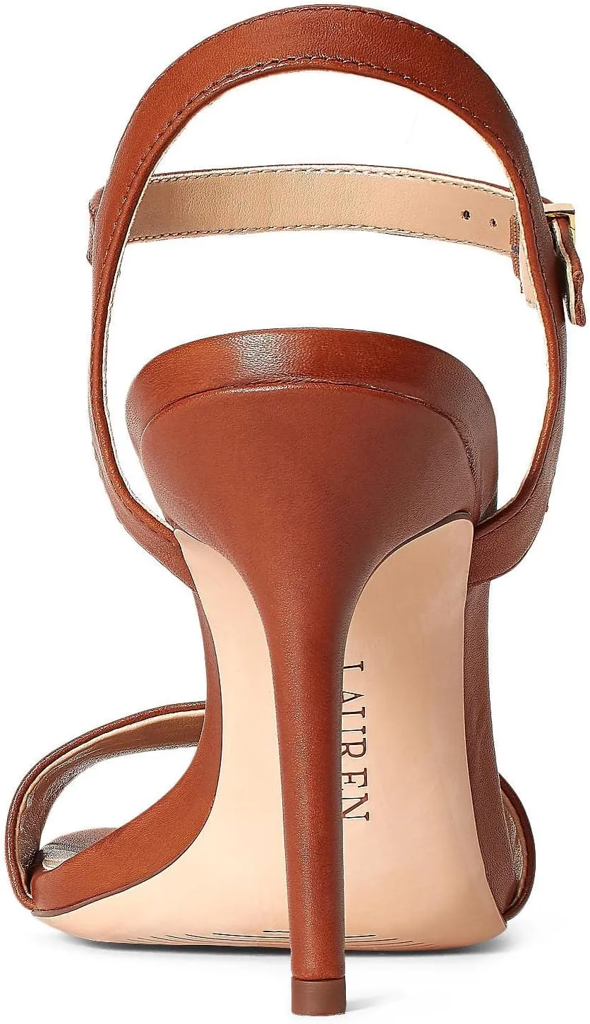 Lauren Ralph Lauren Women's Gwen Burnished Leather Sandal
