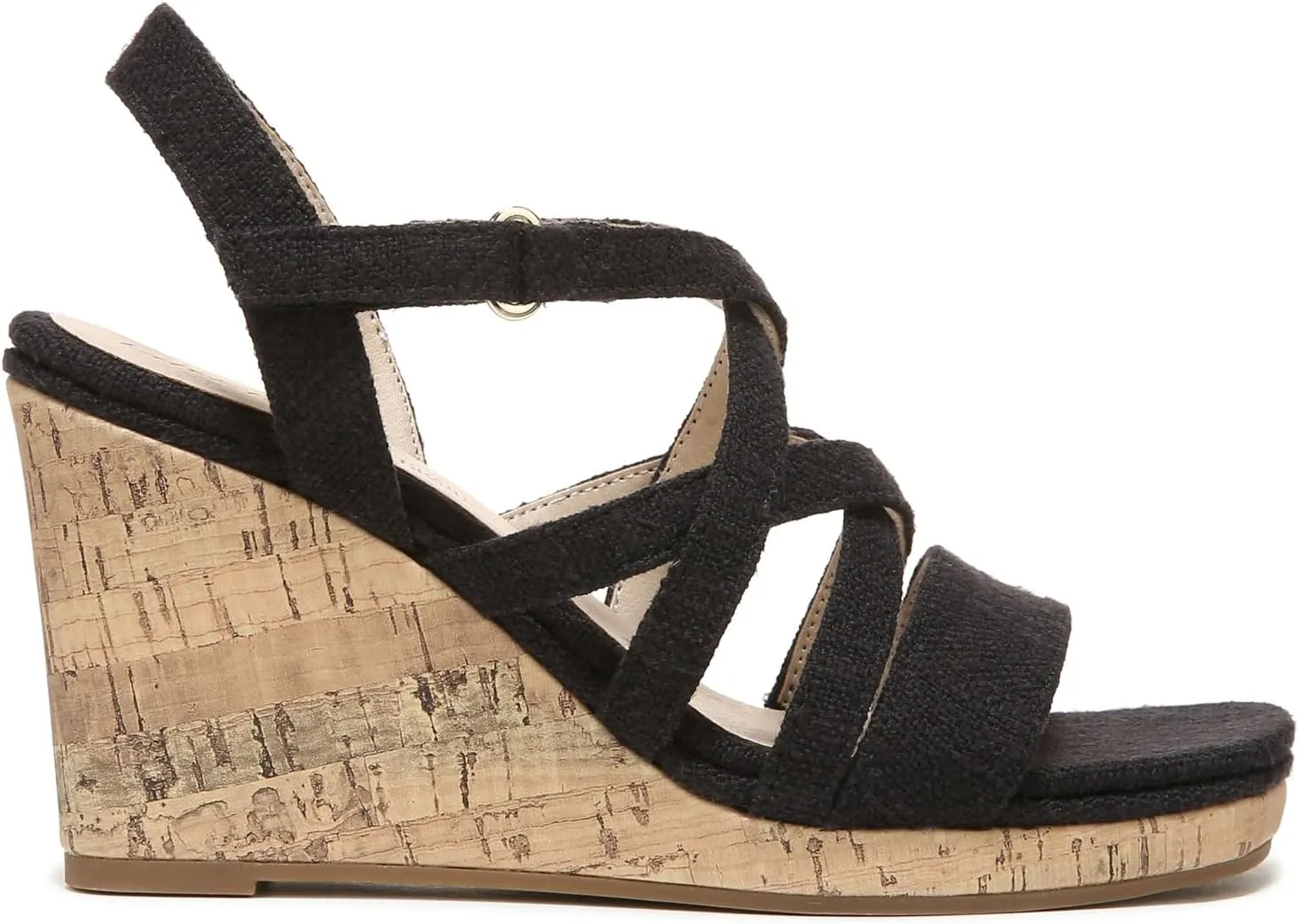 LifeStride Women's Indigo Strappy Wedge Sandal