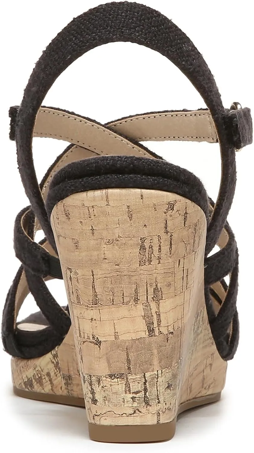 LifeStride Women's Indigo Strappy Wedge Sandal