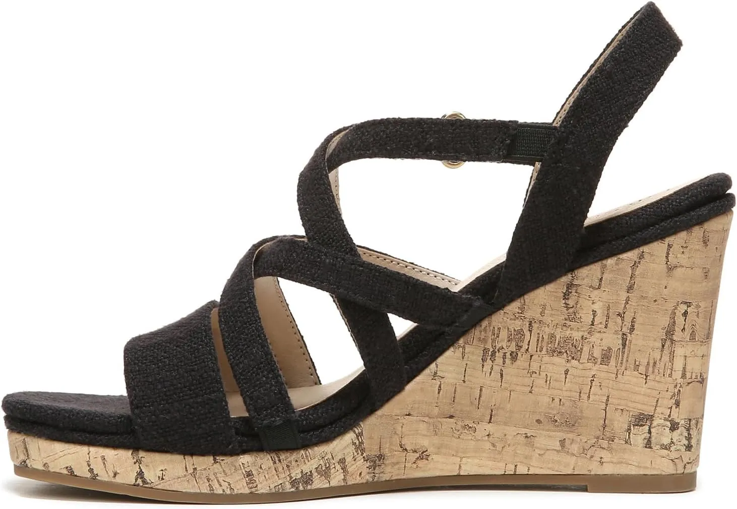 LifeStride Women's Indigo Strappy Wedge Sandal