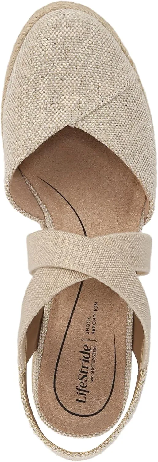LifeStride Women's Kimball Espadrille Wedge Sandal