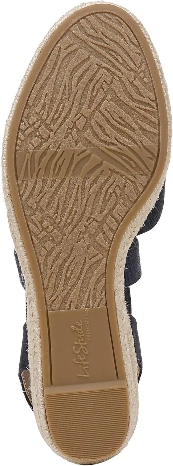 LifeStride Women's Kimball Espadrille Wedge Sandal