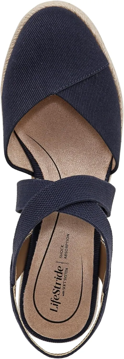 LifeStride Women's Kimball Espadrille Wedge Sandal