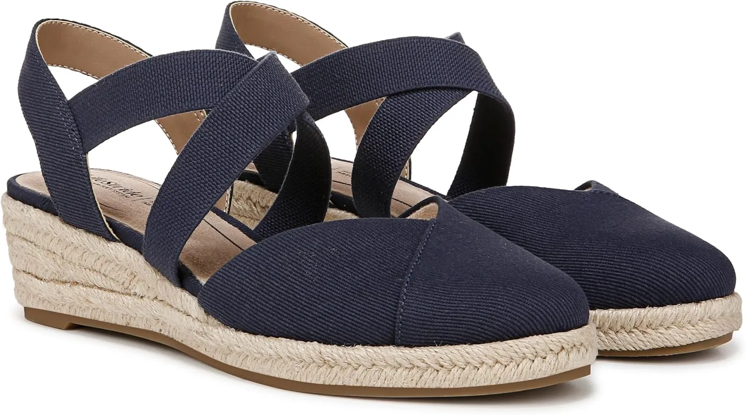 LifeStride Women's Kimball Espadrille Wedge Sandal
