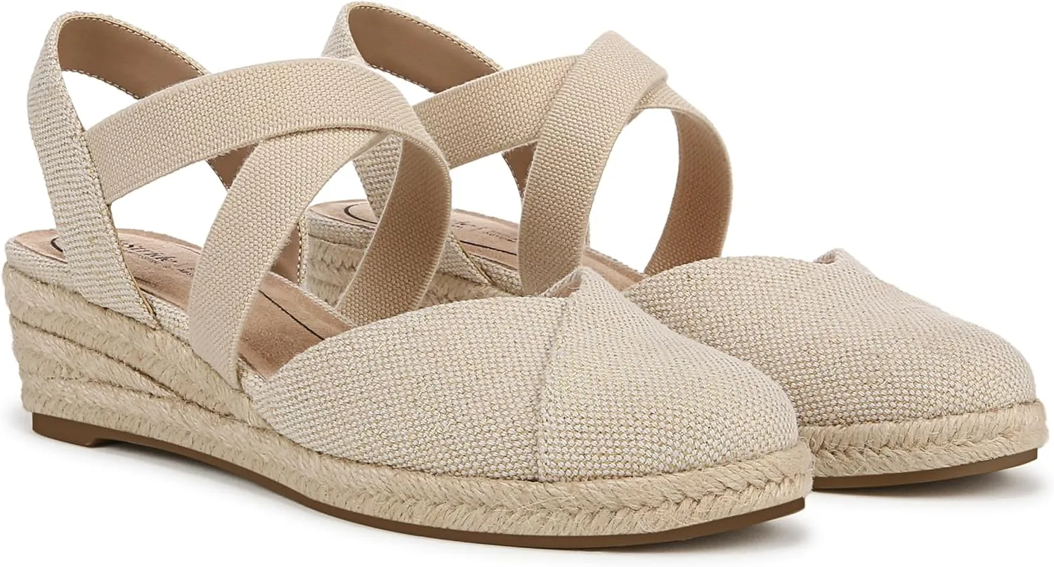 LifeStride Women's Kimball Espadrille Wedge Sandal