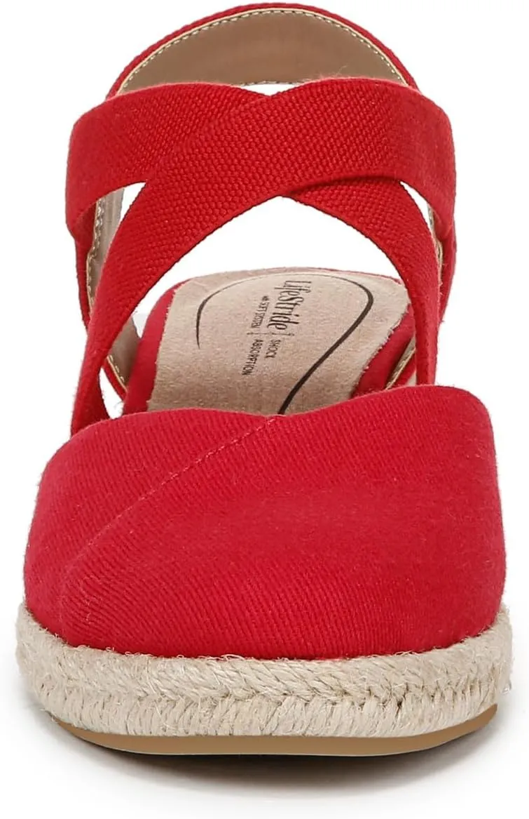 LifeStride Women's Kimball Espadrille Wedge Sandal
