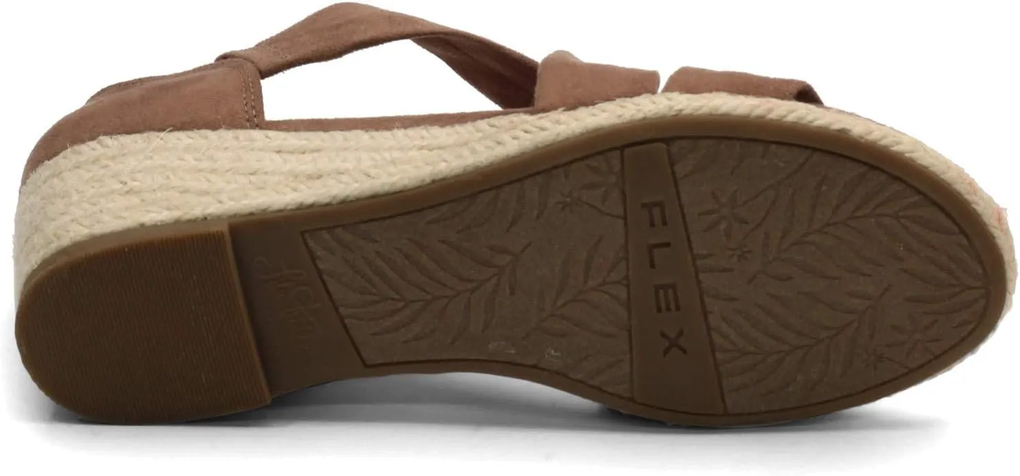 LifeStride Women's Siesta Espadrille Wedge Sandal