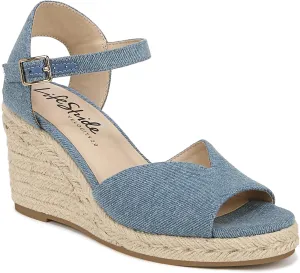 Lifestride Women's Tess Wedge Espadrille Sandal