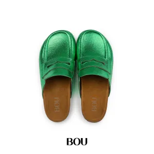 Loafer Clogs - Magic Green