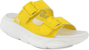 LONDON FOG Womens Neeta Comfort Platform Sandal Womens Sandal Slip On Sandal With Buckles
