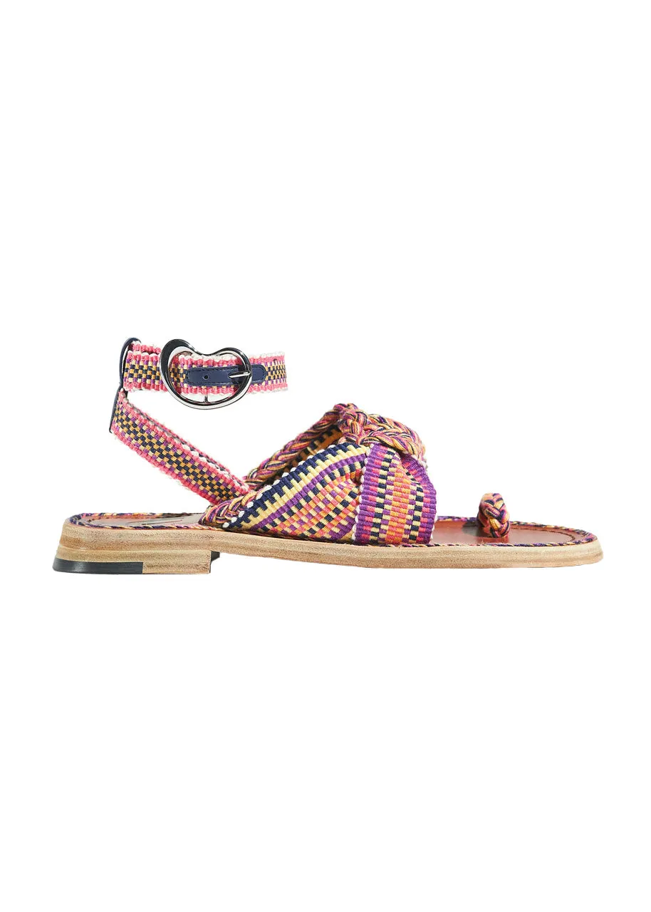 Lorena flatform espadrille sandals in isle