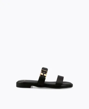 Mako Flat Sandals - Black
