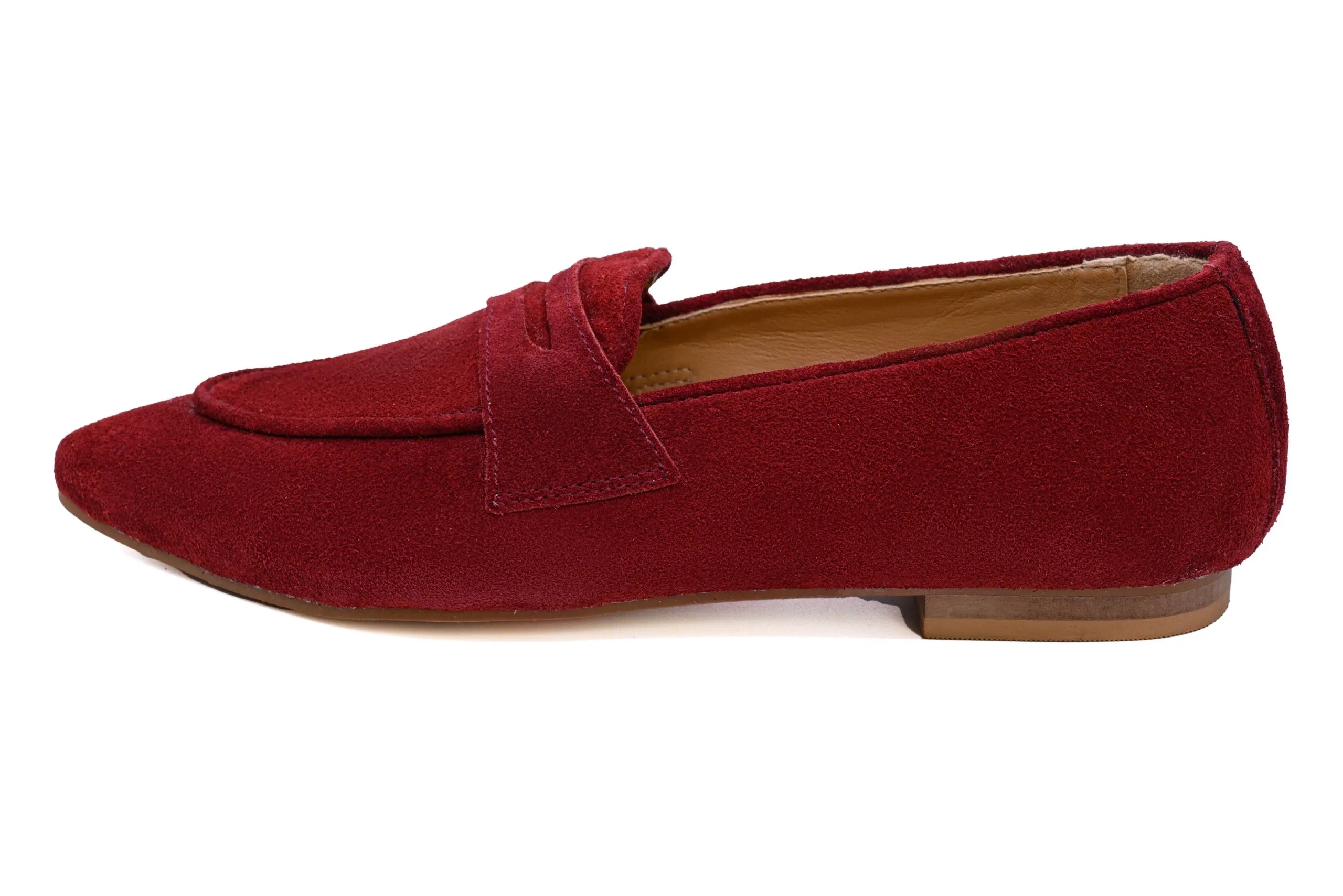 Maroon Suede Loafer
