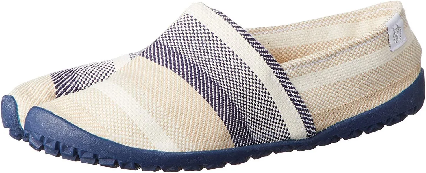Marugo] tabiRela - Unisex Tabi Style, Espadrille Shoes Cotton Twill Upper with Rubber Outsole.