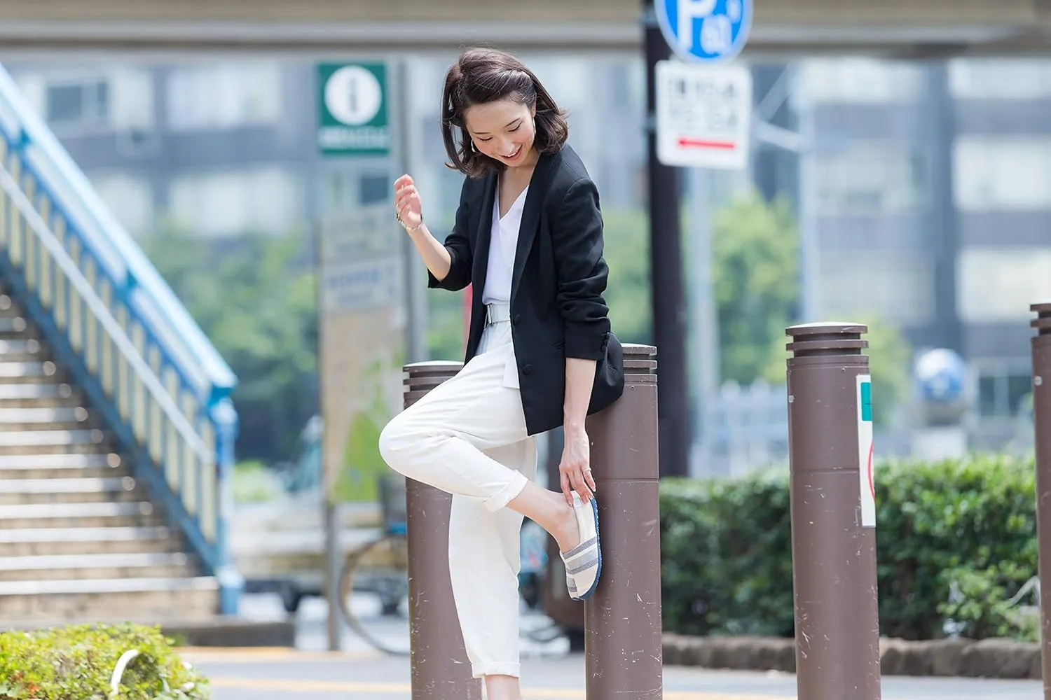 Marugo] tabiRela - Unisex Tabi Style, Espadrille Shoes Cotton Twill Upper with Rubber Outsole.