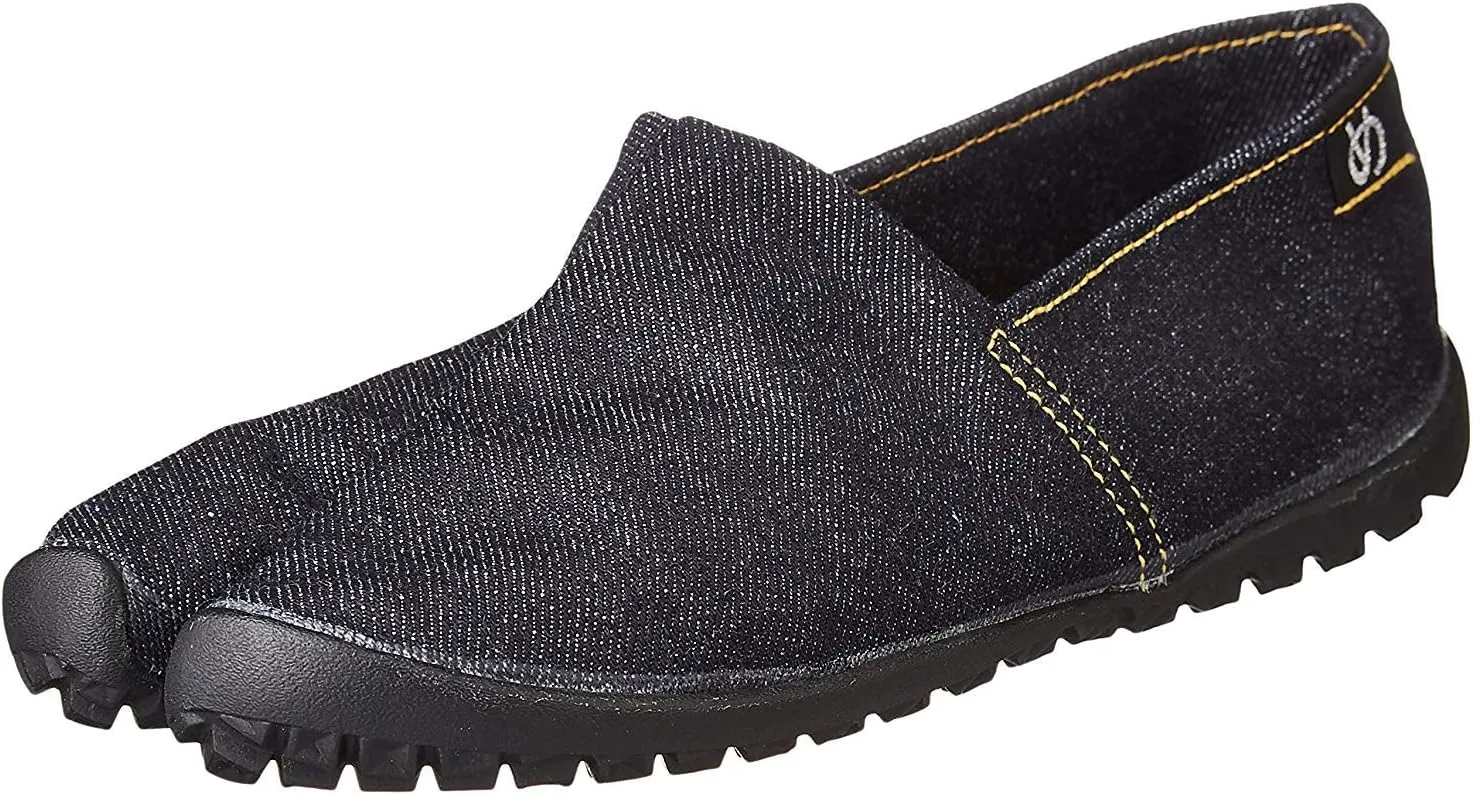 Marugo] tabiRela - Unisex Tabi Style, Espadrille Shoes Cotton Twill Upper with Rubber Outsole.