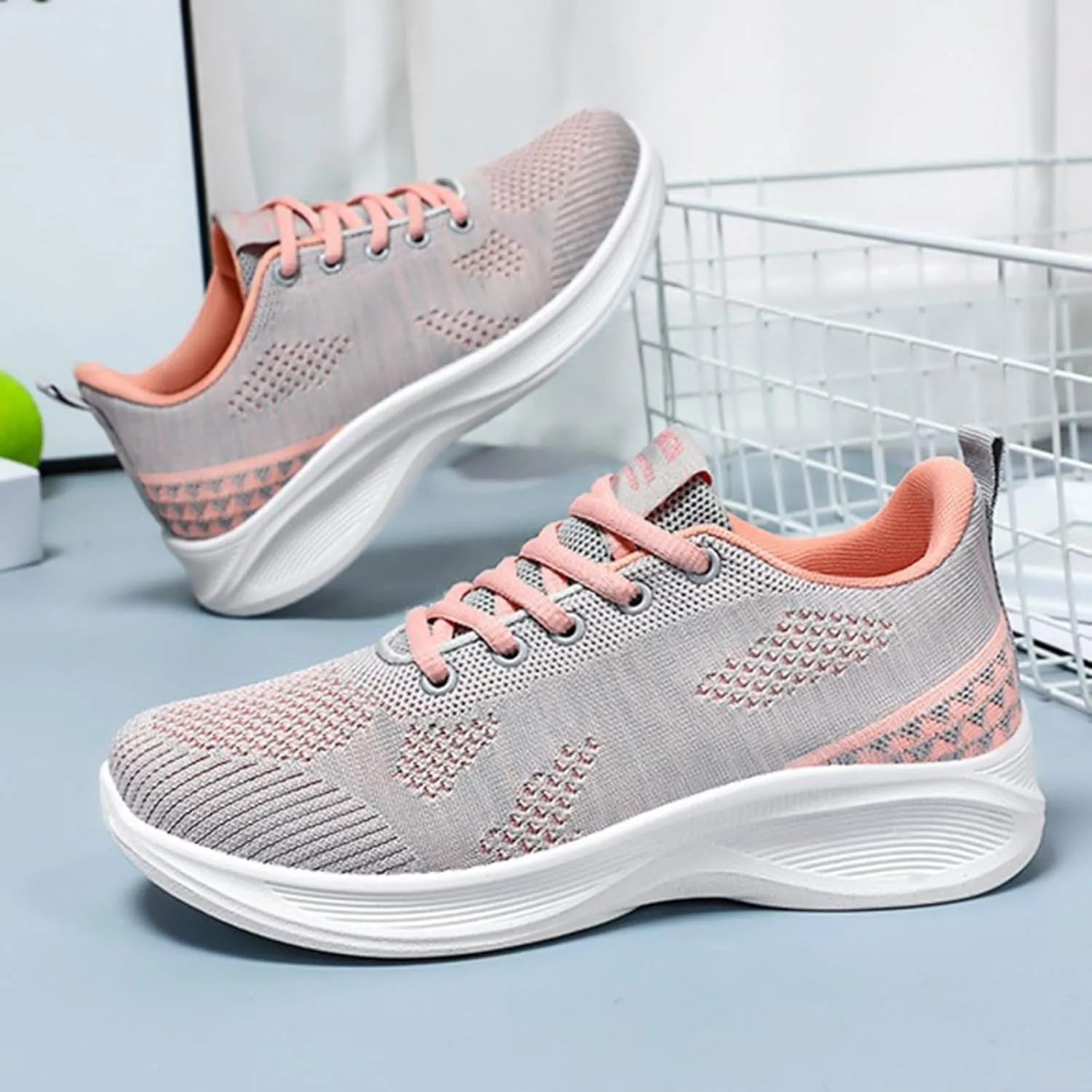 Mens Casual Dress Sneakers Fashion Walking Mesh Oxfords Shoes Business Work Lightweight Soft Sole Walking Shoes