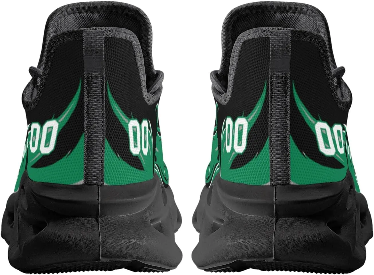 Men's Custom Basketball Flex Control Sneakers Personalized Breathable Fan Gift Name Number Workout Athletic Gym Slip-on Shoes